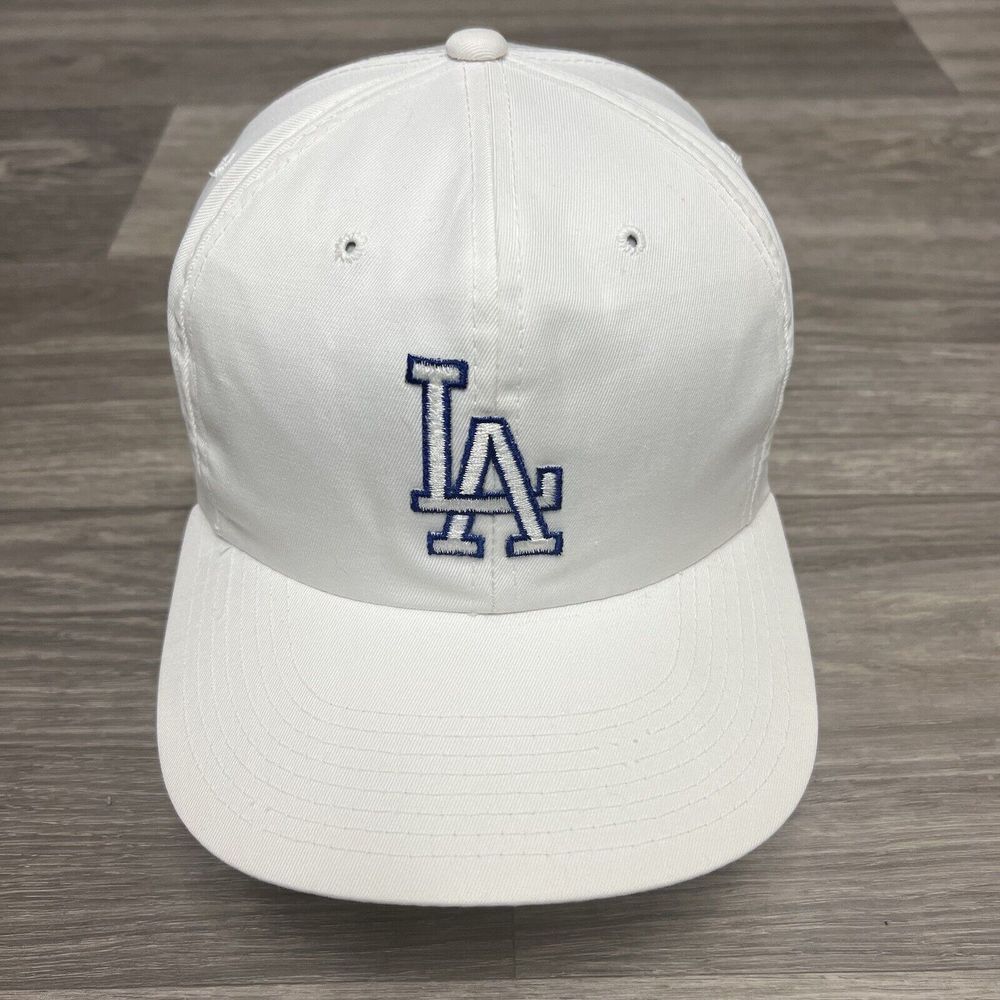 Vintage Los Angeles Dodgers Snapback Hat Sports Specialties Twill White Script